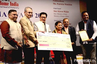 Dr. Majeed at the O.N.E. India award ceremony