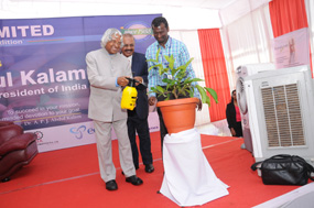 Dr. APJ Abdul Kalam visit to Sami-Sabinsa Group