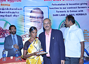 Felicitation to contract farmers