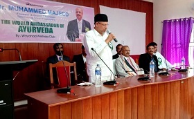 Dr. Majeed honored by the Wayanad Wellness Club in Kalppetta, Wayanad on 23rd February 2019