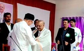 Dr. Majeed honored by the Wayanad Wellness Club in Kalppetta, Wayanad on 23rd February 2019