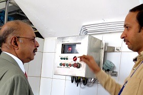 Agitated Nutsche Filter & Drier (ANFD) inaugurated by Dr. Majeed at Sami-Sabinsa Group Corporate R&D office