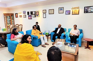 Shri Suresh Prabhu visit at Sami-Sabinsa Group